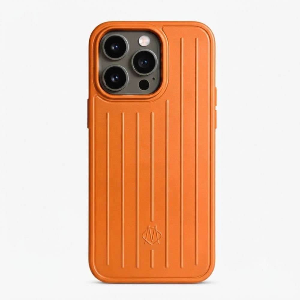 Coque iPhone 16 Pro Max antichoc orange
