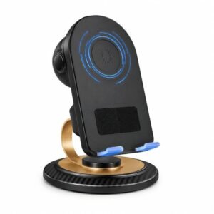Support téléphone rotatif avec haut-parleur Bluetooth intégré