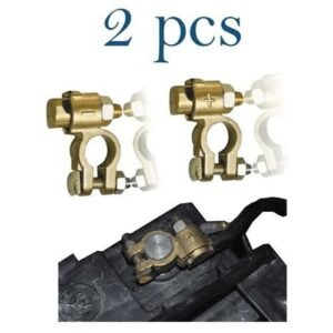 Cosse de batterie de voiture à double pince, 2 pièces