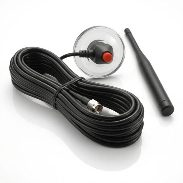 Antenne WiFi/GSM Omnidirectionnelle avec Base Magnétique et Rallonge