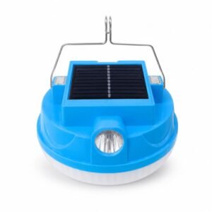 Lampe LED Solaire Portable Rechargeable USB avec Crochet de Suspension