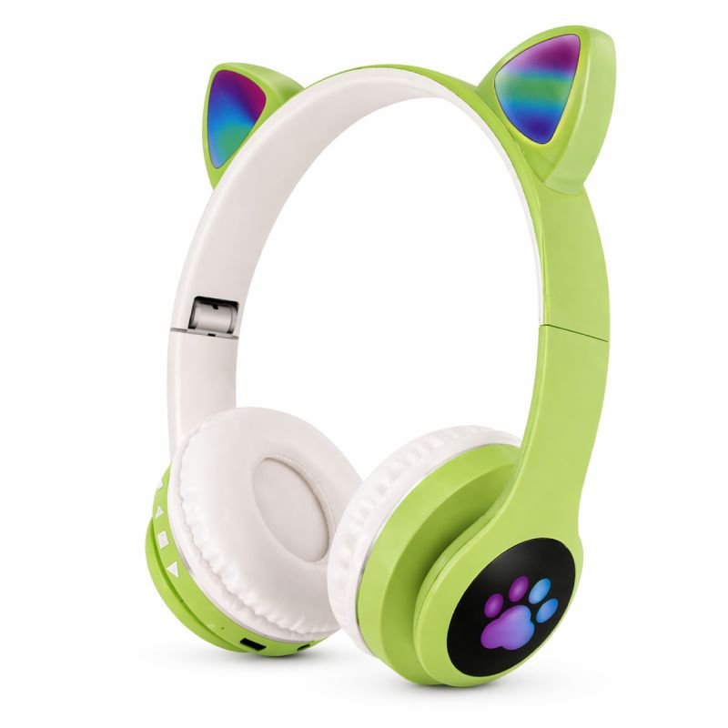 Casque Audio Sans Fil Oreilles de Chat – Design Kawaii Confortable