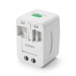 Adaptateur de voyage universel blanc