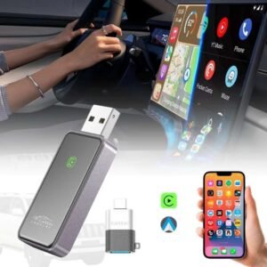 Wireless CarPlay Adaptateur pour iOS - Works With iOS12+ Carplay - Earldom CP02