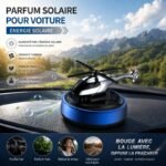 Diffuseur de Parfum Voiture Solaire – Design Hélicoptère Turbine
