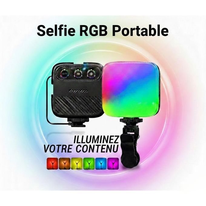 Fill Light RGB – Lampe LED Rechargeable à Pince