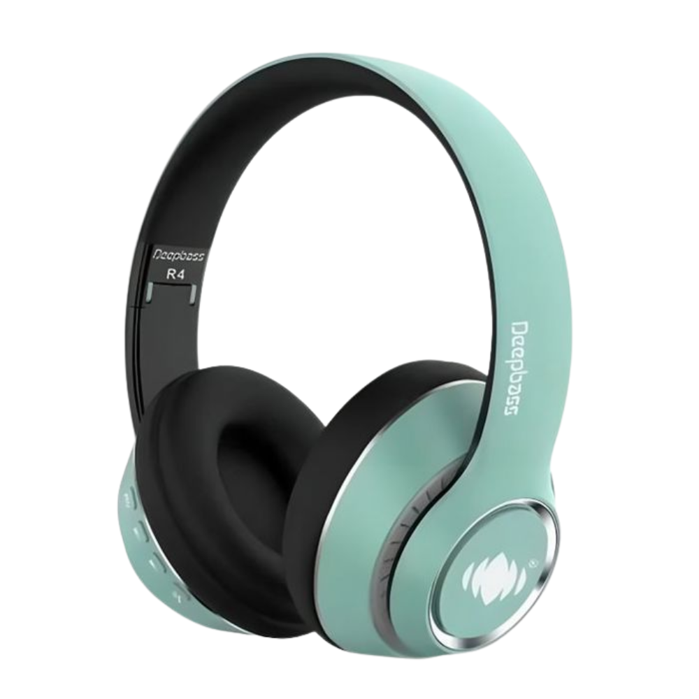 Casque bluetooth DeepBass R4 VERT