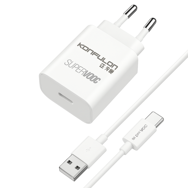 Chargeur Konfulon C87Q 25W Mini USB VERS USB-C