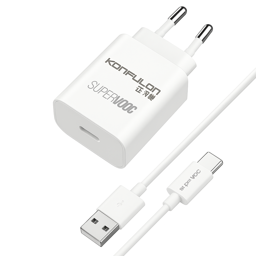 Chargeur Konfulon C87Q 25W Mini USB VERS USB-C