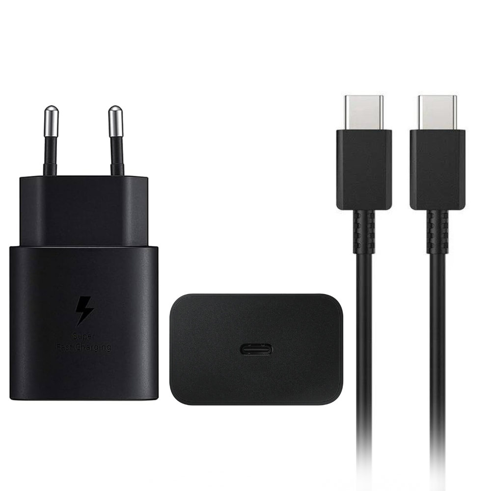 25W Charger with USB-C to USB-C Cable – Original