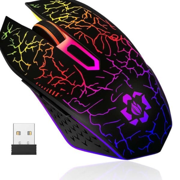 Souris Gamer Sans Fil RGB – Rechargeable