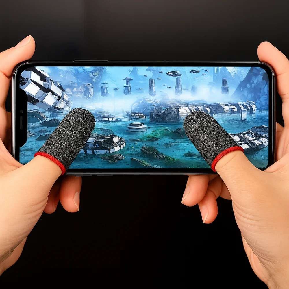 Gants Doigts Gaming Antitranspiration – Haute Qualité pour PUBG et Jeux Mobiles
