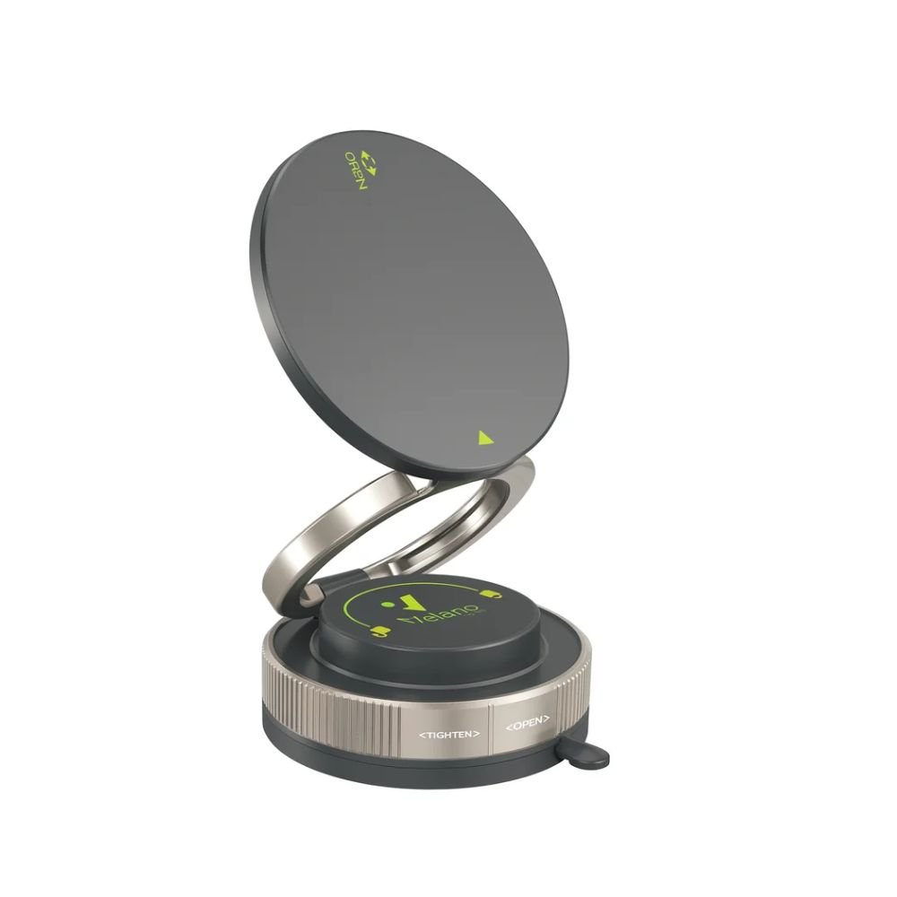Velemo VR-09 Support de Voiture Magnétique – Rotation 360°, Ventouse Ultra Puissante, Compatible MagSafe