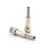 Connecteur BNC Métallique | Fiche Coaxiale pour Caméras CCTV