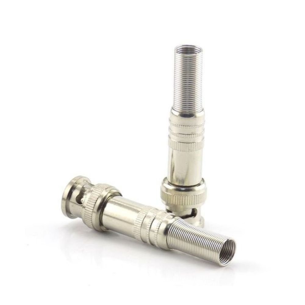 Connecteur BNC Métallique | Fiche Coaxiale pour Caméras CCTV