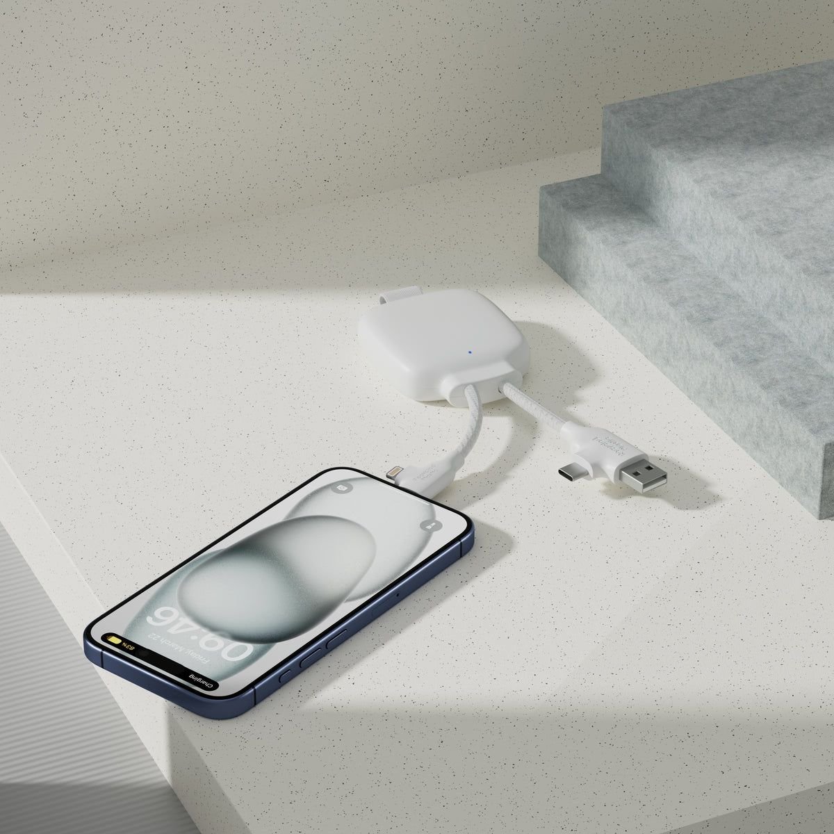 Gamma Little PowerBank Blanc