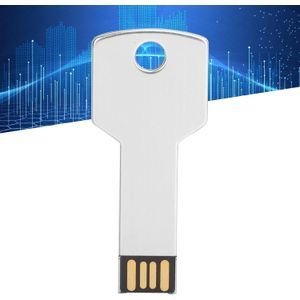 Clé USB 8 Go Métal en Forme de Clé – Flash Drive 8GB Haute Vitesse – Compatible PC, Autoradio & TV – Design Porte-Clés