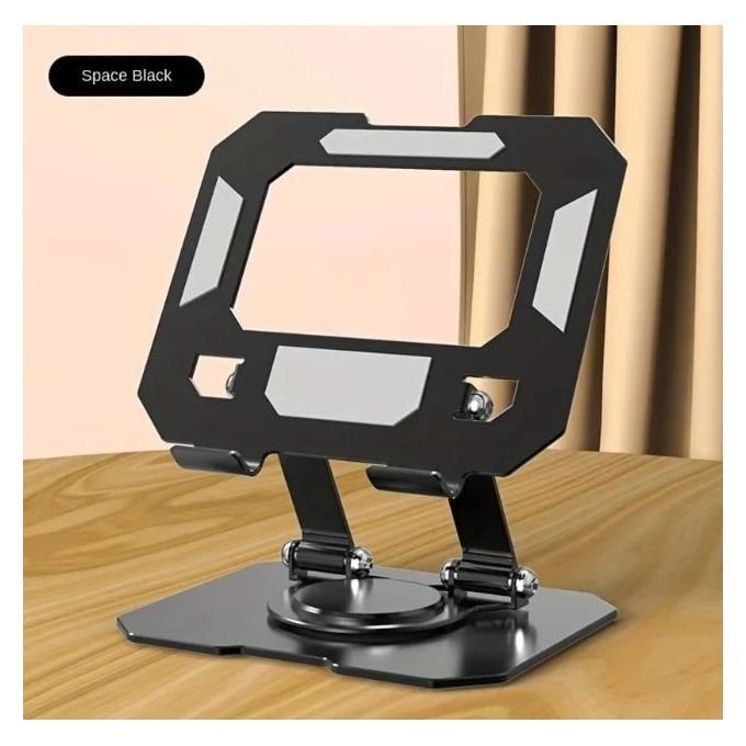 Support de Tablette en Aluminium – Rotation 360°, Pliable – Pour Téléphone, Tablette & iPad – MULTICOULEUR