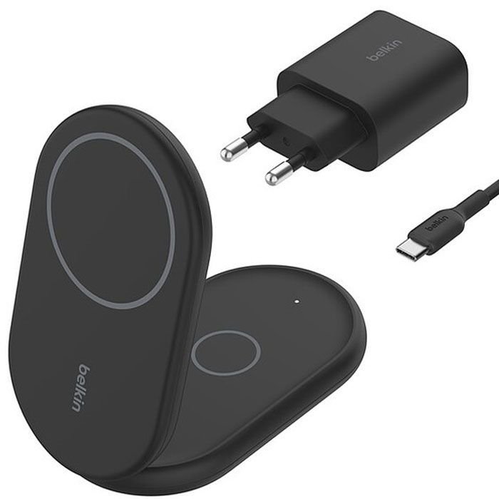 QI2 2-IN-1 MAGNETIC WIRELESS CHARGING STAND, BLACK