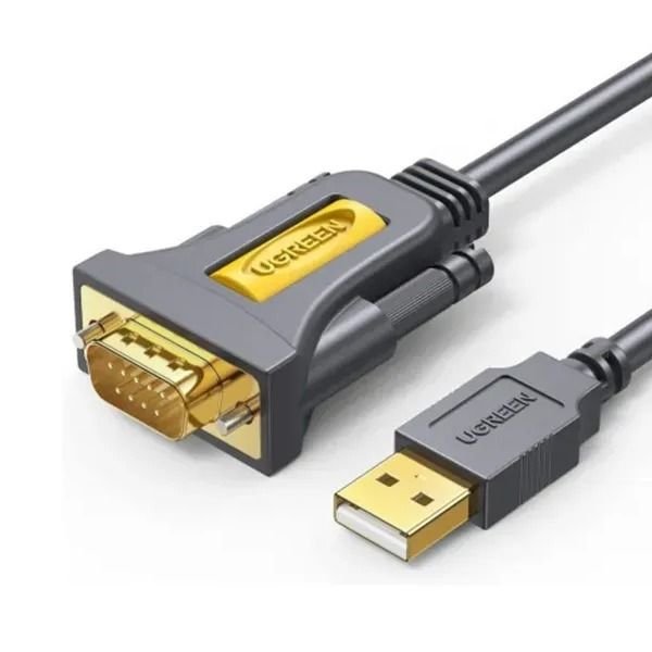 6ab294f29599a0f7d9c8b65f.jpg Câble Série Ugreen Câble USB 2.0 vers RS232 DB9 Mâle - 1.5 mètre