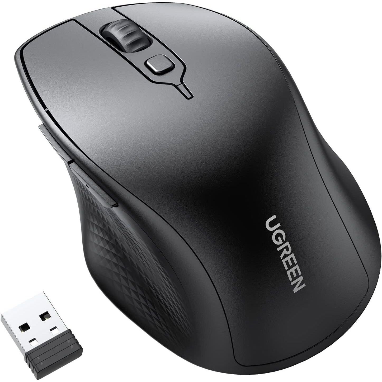 Souris sans fil Bluetooth Ugreen Silencieuse Ergonomique 2,4GHz