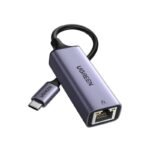 UGREEN ADAP ALIMINIUM USB-C TO RJ45 GRIS CM199