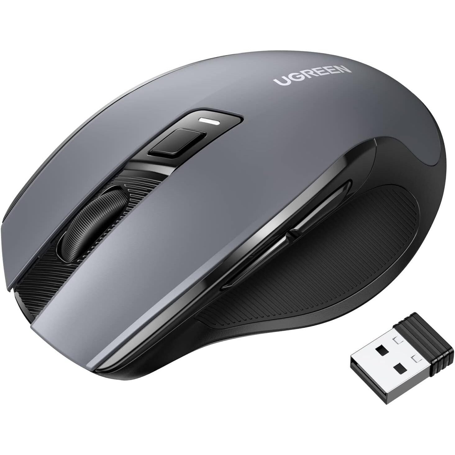 SOURIS UGREEN SANS FIL DESIGN EGR 2,4 GHZ/15M NOIR 90545 MU006