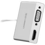 UGREEN CONVERTISSEUR USB-C to HDMI+VGA BLANC