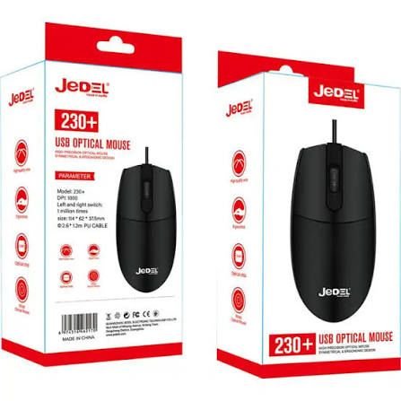 Mouse Souris optique USB Jedel 230+ Fabricant : Interface de connectivité Jedel
