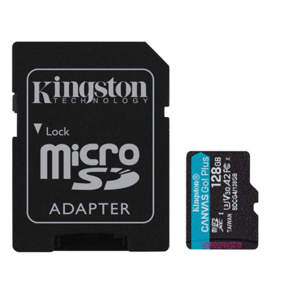 Carte mémoire Kingston Canvas Go! Plus 128 Go