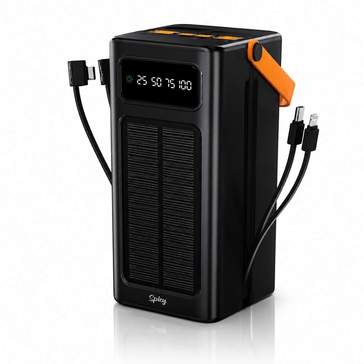 Batterie Externe Multi-Câbles Solaire Spicy SP-19