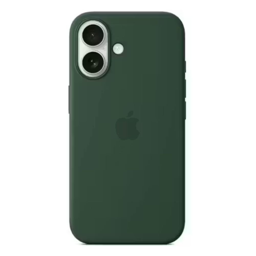 Coque Silicone iPhone 16 – Vert