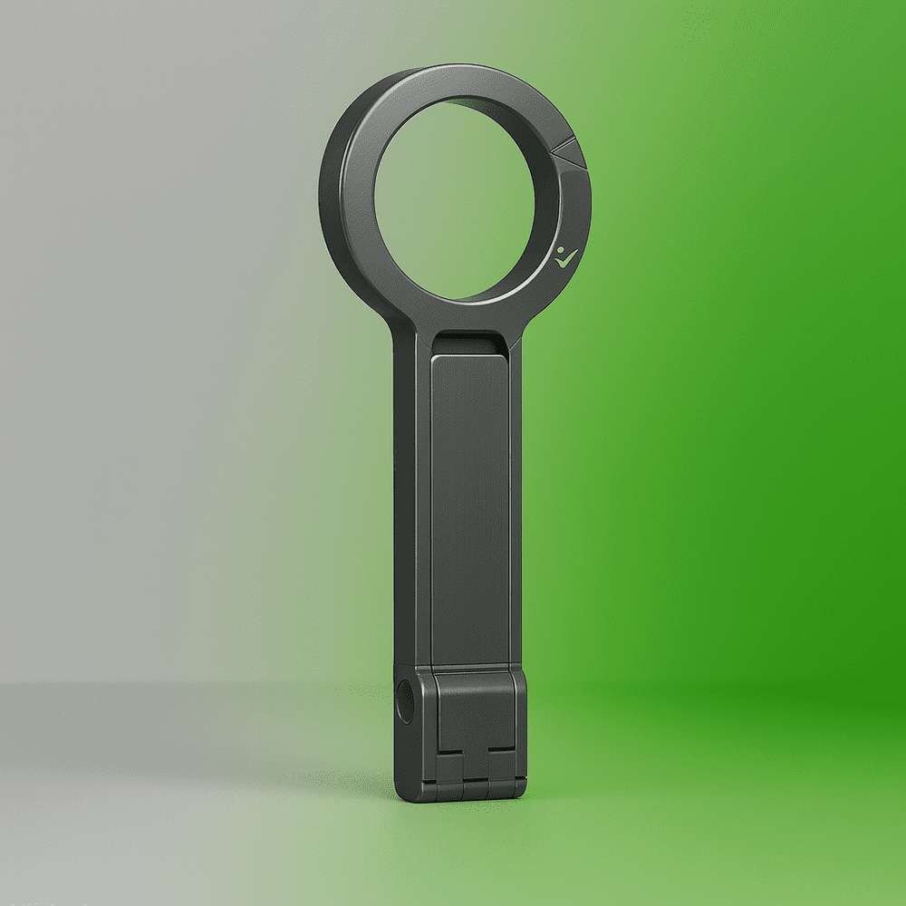 Trépied Magnétique Velano VR-12 – Support Téléphone Carabiner 360°, Fixation Solide, Rotation Flexible et Design Premium