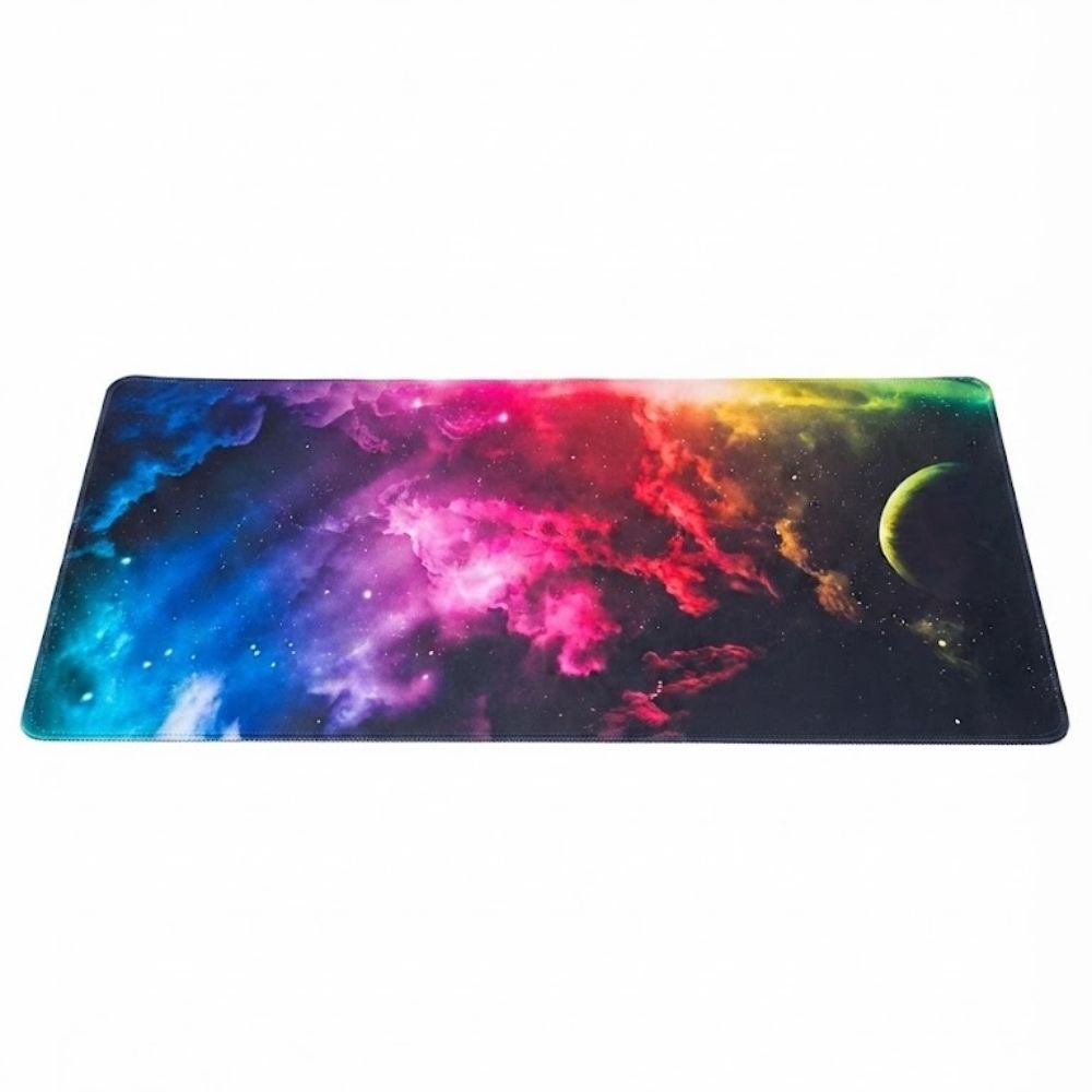 Tapis de souris gaming XXL à motif Galaxy