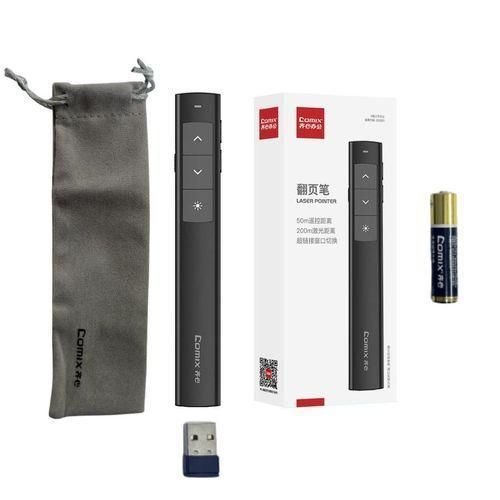 Pointeur Laser de Présentation Sans Fil PowerPoint – Télécommande USB Plug & Play – Portée 200m – Contrôle 50m – Compatible Windows & Mac
