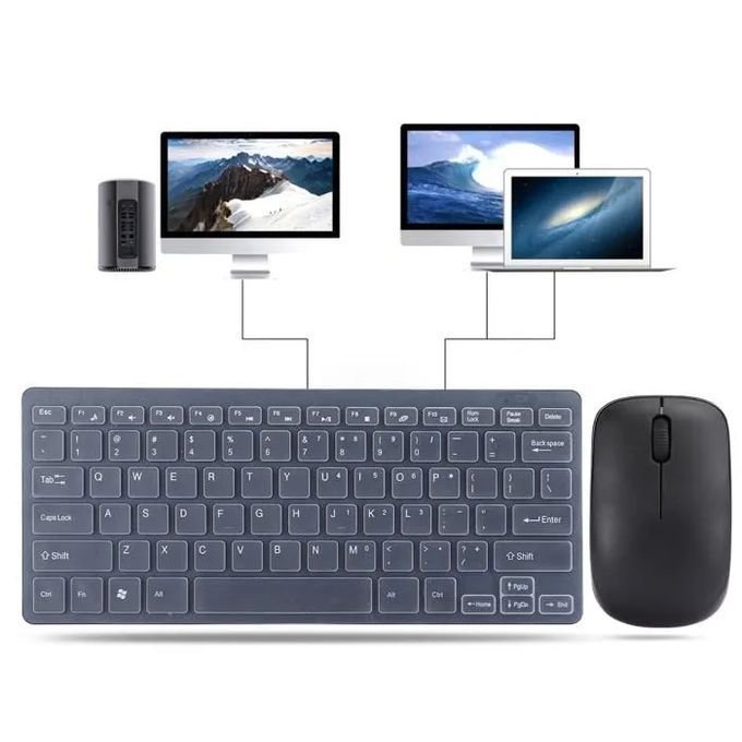Mini Clavier et Souris Sans Fil