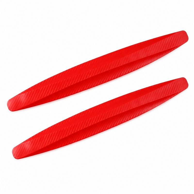 Protection de Pare-chocs et Portières Auto – Style Carbone Rouge