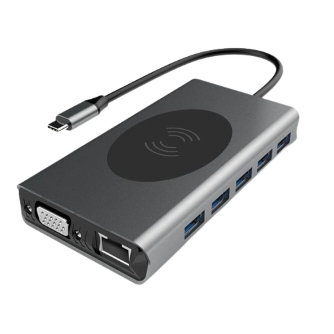 Hub Type-C 14 in 1 avec HDMI 4K