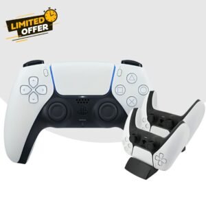 Pack DualSense White + Dock de Charge USB Microware