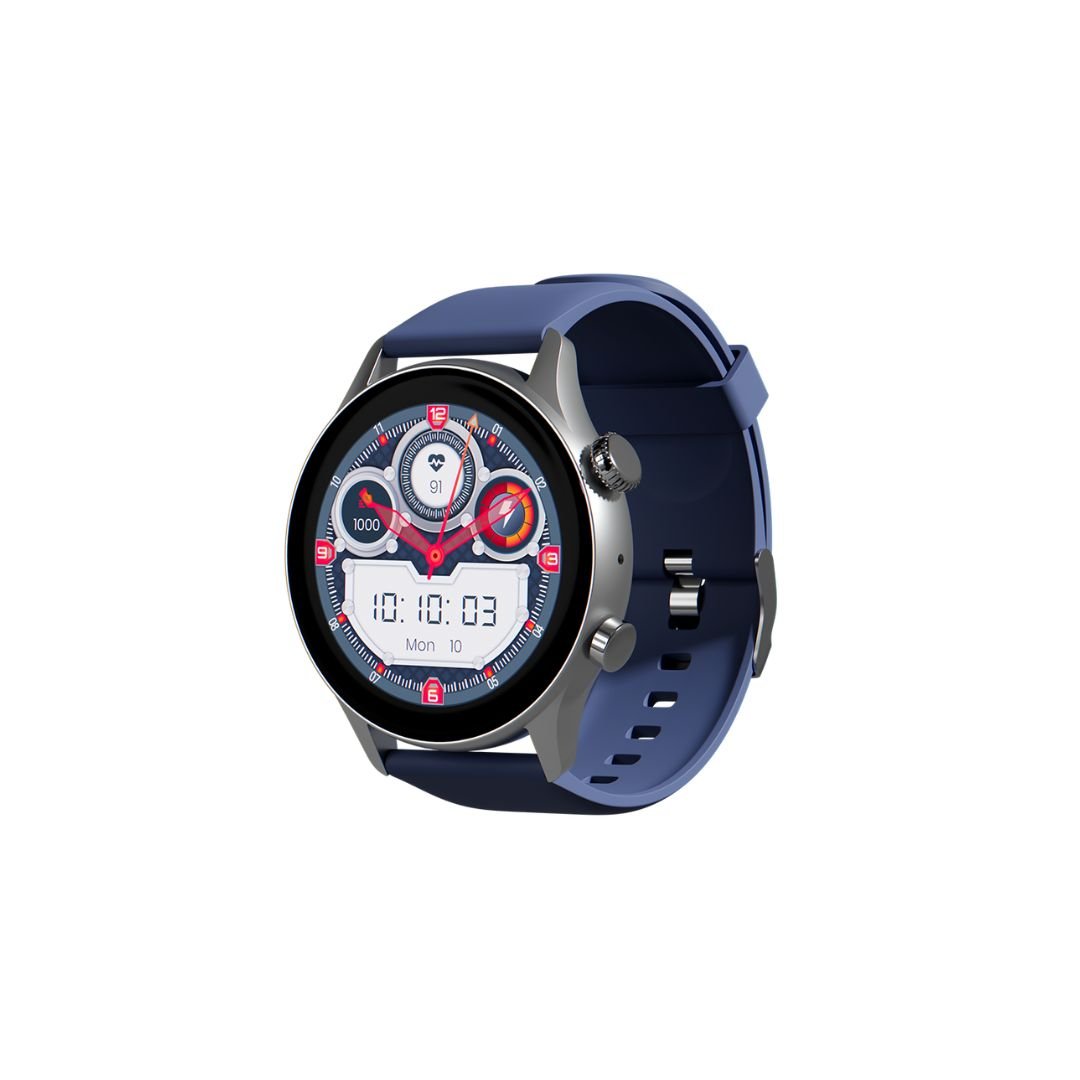 Oryx Gleam 4 - Argent Silicone Bleu