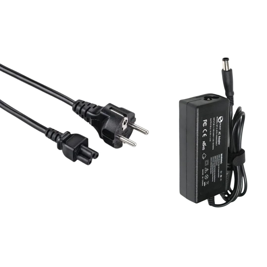 Chargeur HP 18,5V 3,5A Chouka Avec Cable D'alimentation