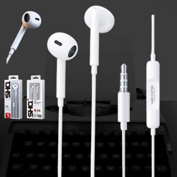 KB-71AF2F17FBBF.jpg Ecouteur AUX filaire 3,5 mm (Blanc) WK YA09 REMAX