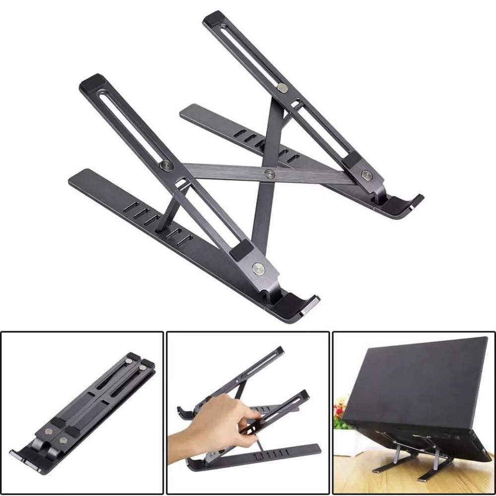 Support pliable en aluminium pour ordinateur portable
