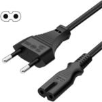 Cable alimentation 2 Pin Compatible avec RADIO , TV , LED , high quality