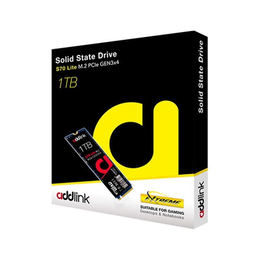 SSD NVME Addlink S70 Lite 1TB M.2 PCle GEN3X4