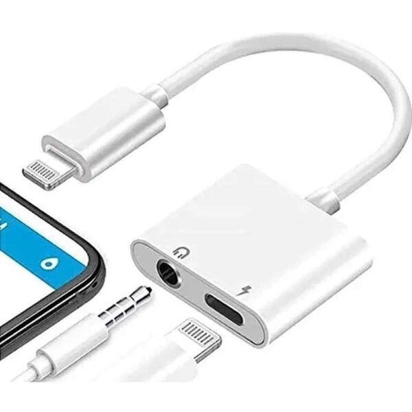 KB-99C814FD43B0.jpg Adaptateur - Lightning male to Audio Aux 3.5mm et Lightning femelle