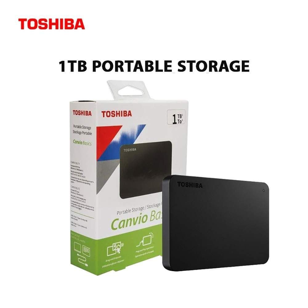 Disque dur externe 1 TB - 2.5″ - Canvio Basics – USB 3.0 - Toshiba