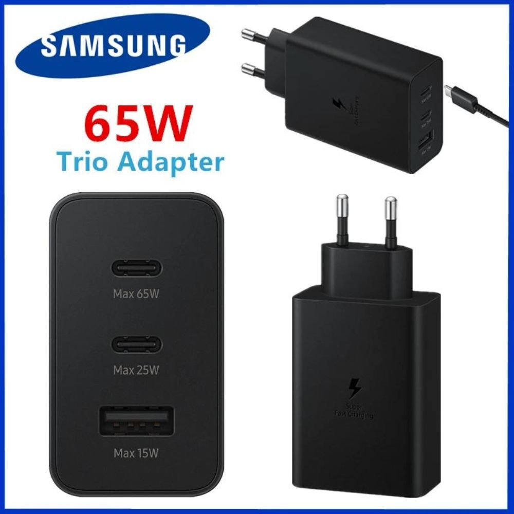 Chargeur Samsung 65W Trio - Super Fast Charger