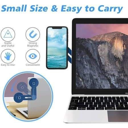 Support de Téléphone Magnétique pour ordinateur pliable LAPTOP 1