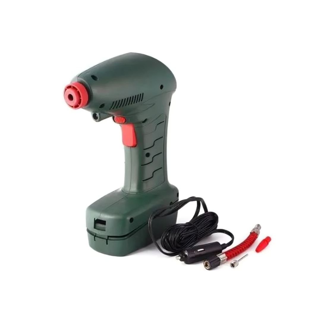 Portable air compressor tire pressure